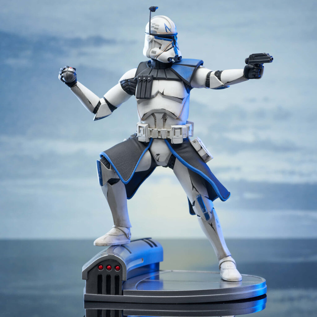 Captain Rex Action-Packed Wallpaper: Iconic Clone Trooper Background