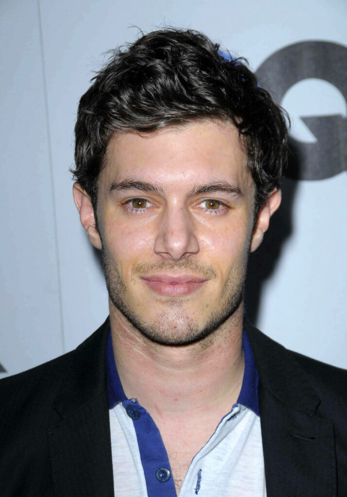 Adam Brody portrait wallpaper with confident expression on clean background for fans