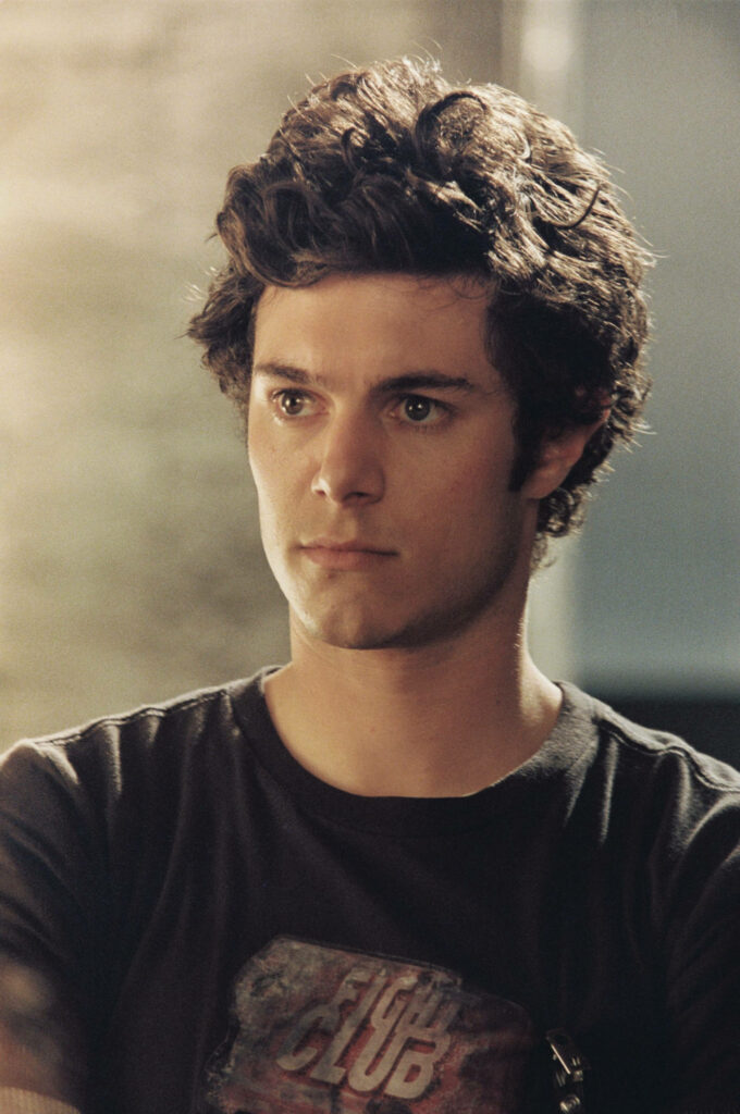 Adam Brody serious contemplative portrait in casual setting focused expression wallpaper background