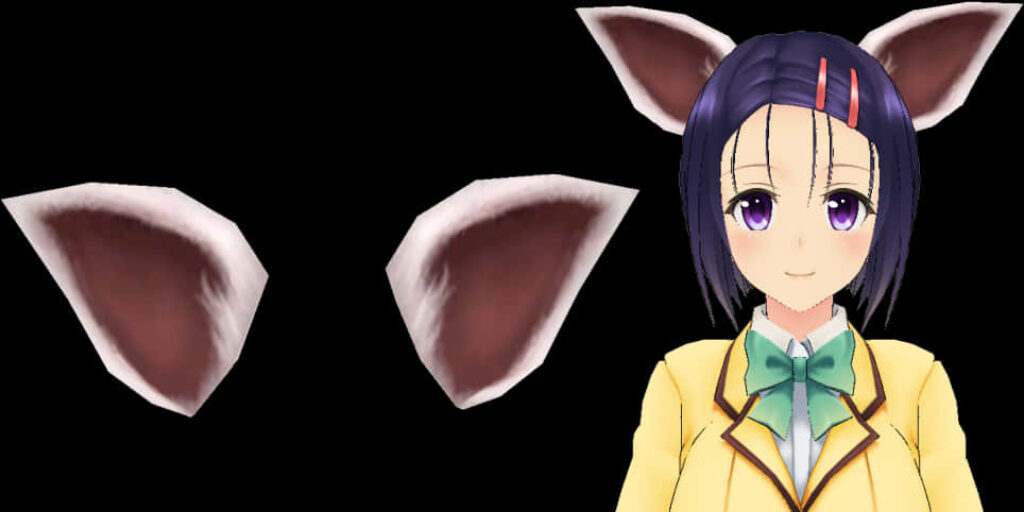 Adorable Anime Character with Purple Hair - School Uniform Wallpaper