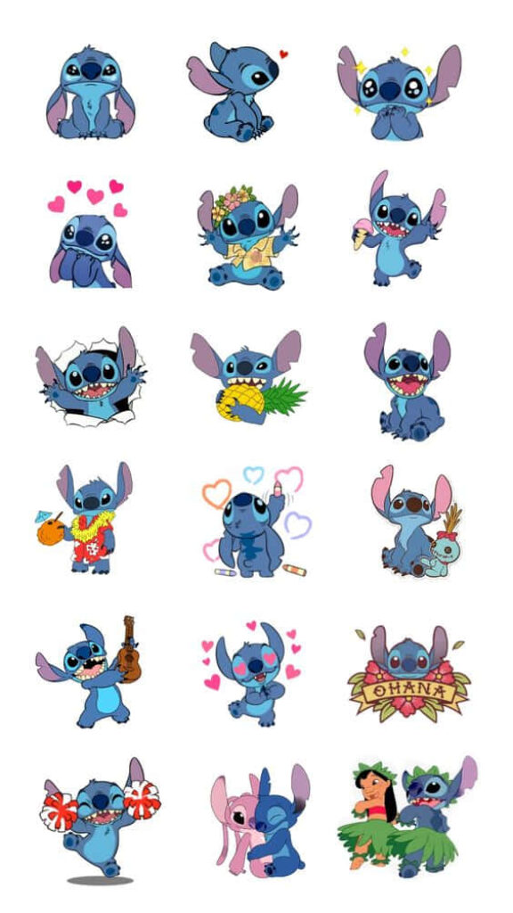 Adorable Baby Stitch Wallpaper: Cute Poses & Expressions