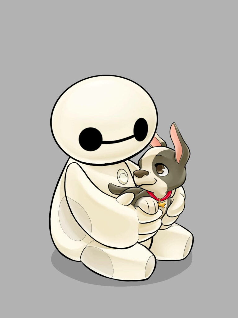Heartwarming Baymax With Winston Wallpaper Background - Big Hero 6