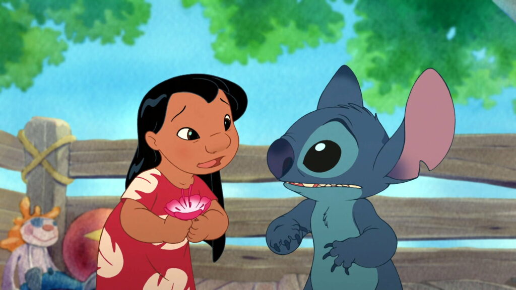 Stitch's Troubles Unleashed: An HD Movie Wallpaper