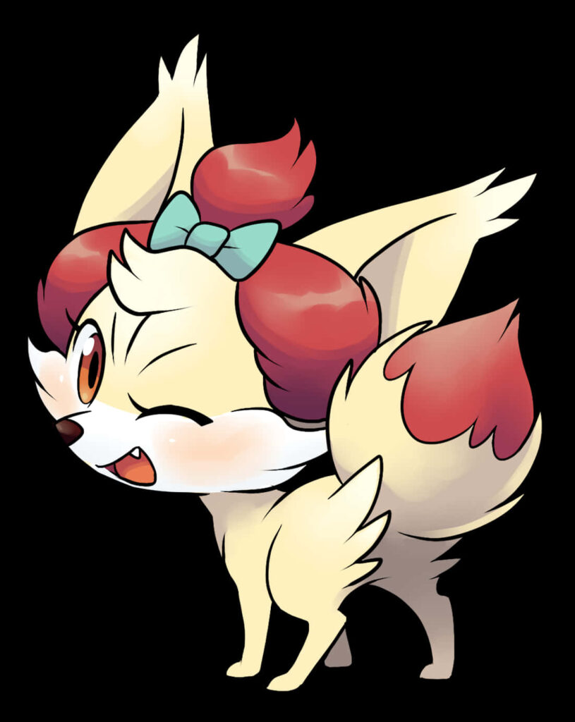 Charming Fennekin Wallpaper: Adorable Pokémon Background for Fans