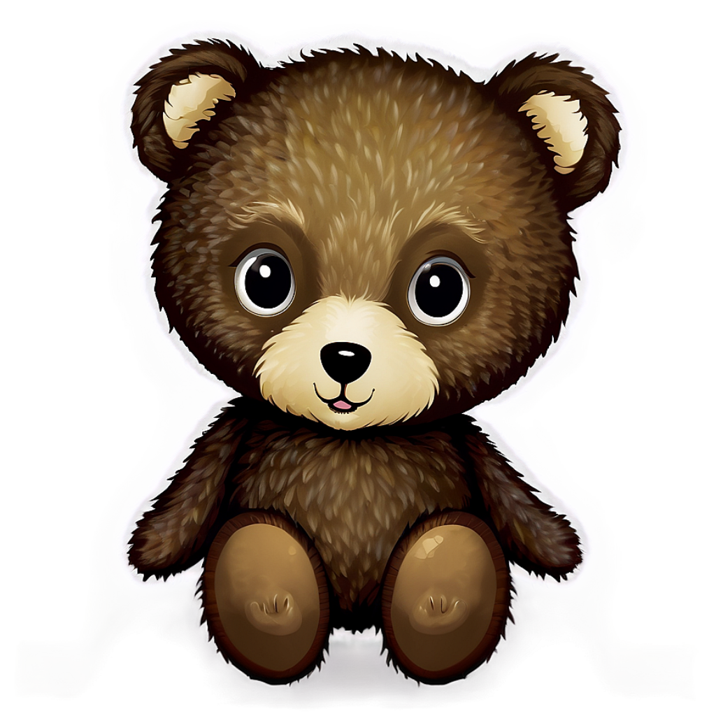 Adorable Fluffy Baby Bear Wallpaper for Cozy Backgrounds