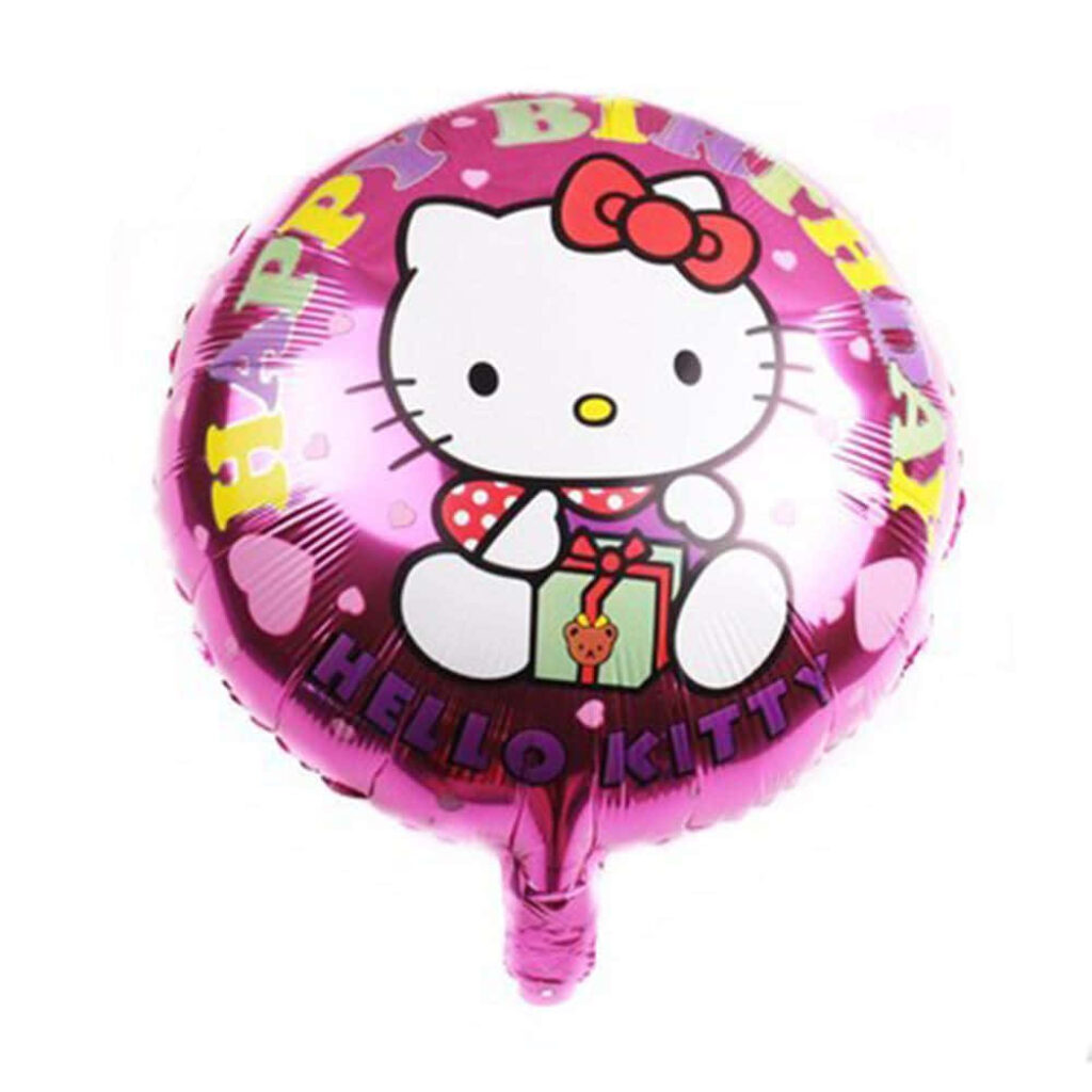 Festive Hello Kitty Wallpaper with Gifts & Birthday Cheer