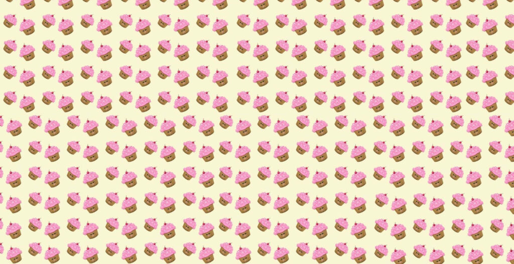 Playful Pink Ice Cream Cone Wallpaper: Cute Background Design