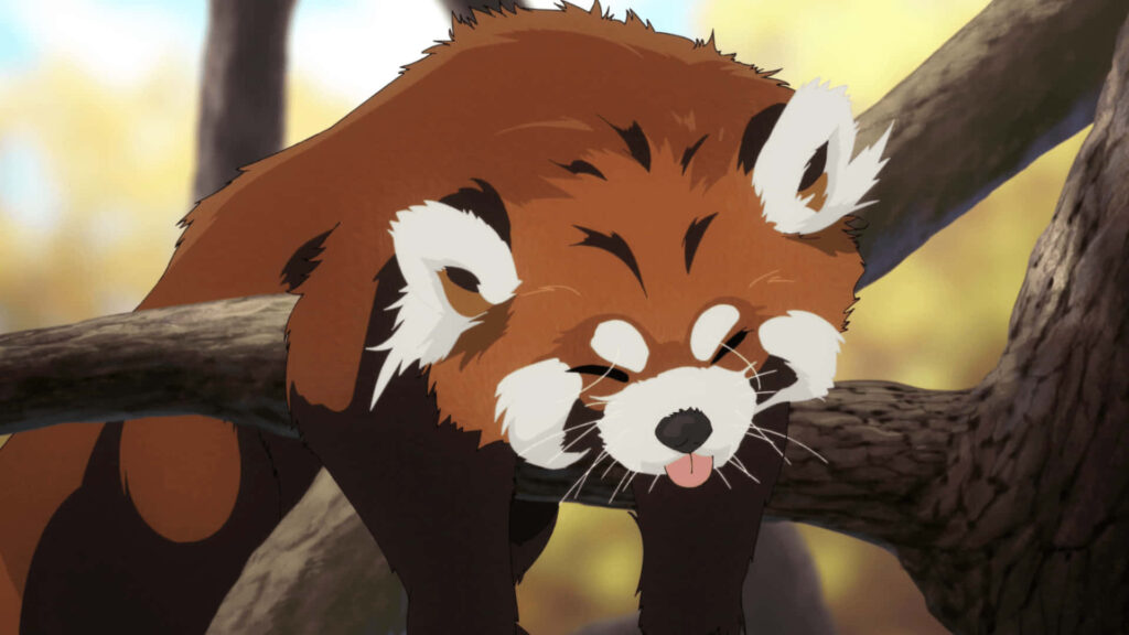 Adorable Red Panda Wallpaper: Charming Vector Art for Your Screen