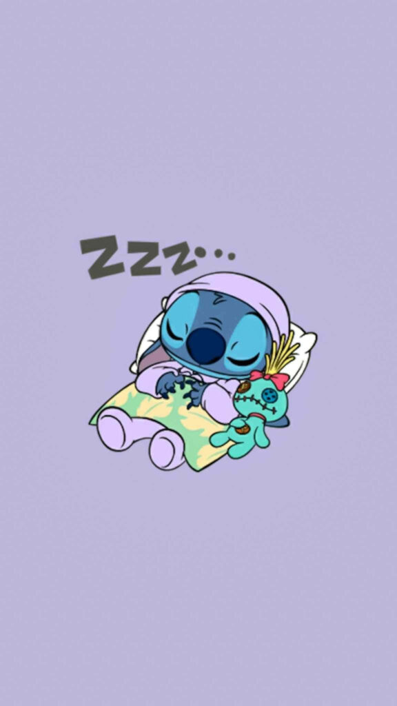 Adorable Sleeping Creature Wallpaper: Cozy Nightcap & Stuffed Animal
