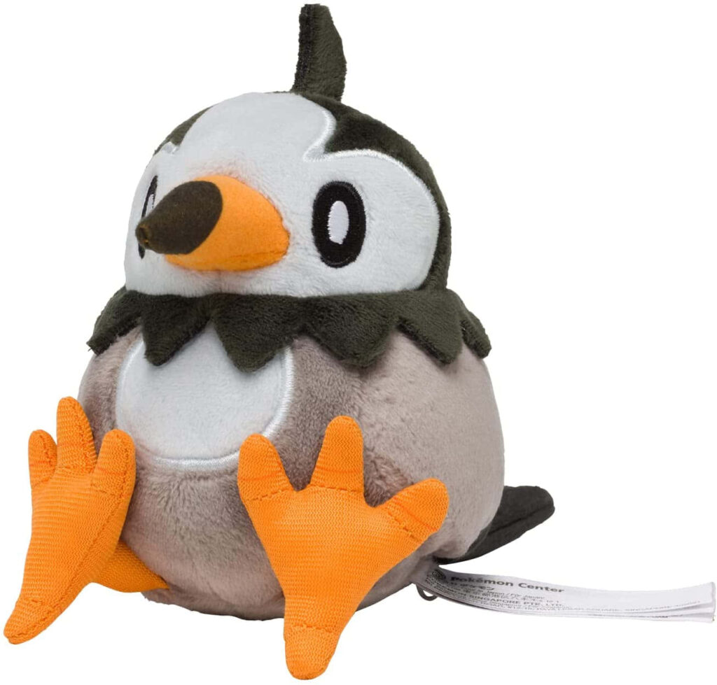 Adorable Starly Plush Toy Wallpaper - Soft Pokémon Memorabilia