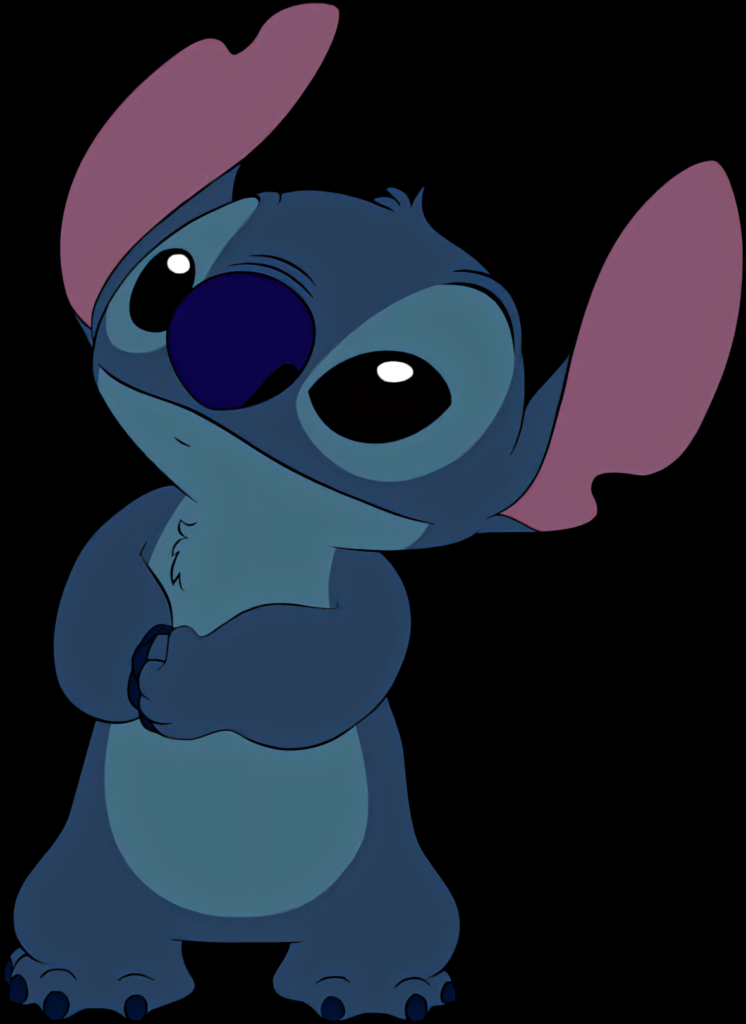 Adorable Stitch Cartoon Wallpaper - PNG Transparent Background