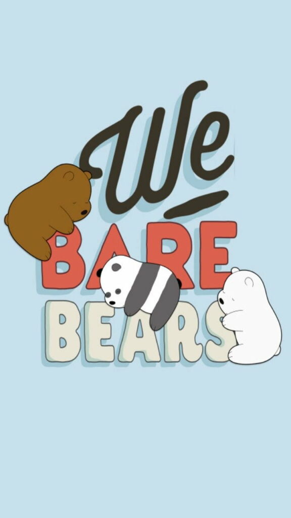 We Bare Bears: Adorable Osos Escandalosos HD Phone Wallpaper