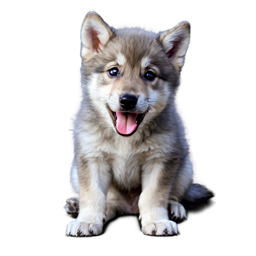 Adorable Wolf Pup Wallpaper: Cuteness Overload for Animal Lovers