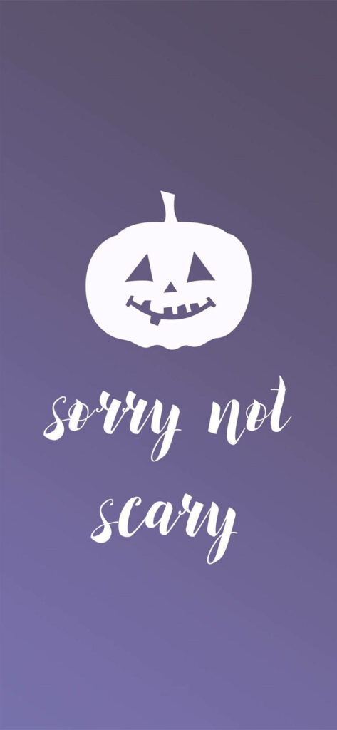Not-So-Spooky White Pumpkin Wallpaper for Halloween Phone Delight