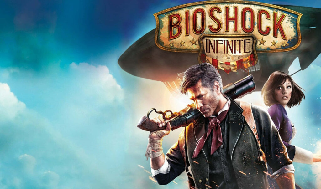 Booker & Elizabeth BioShock Infinite Wallpaper - Epic Airship Scene