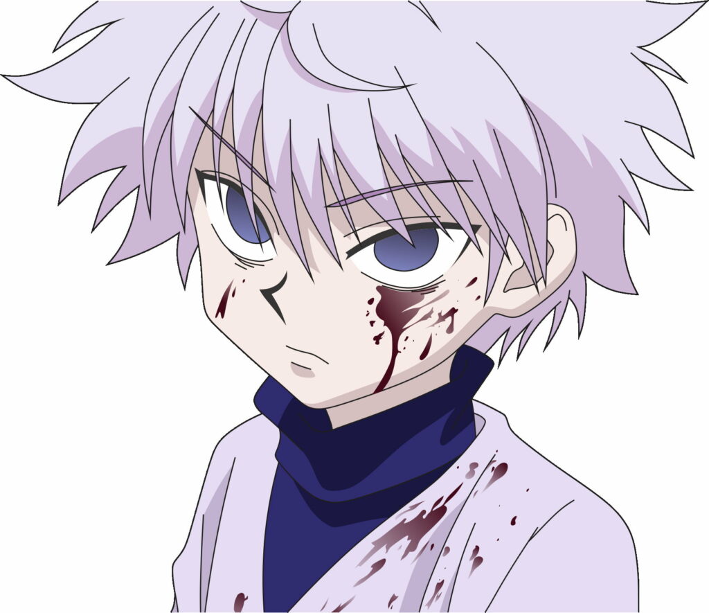 Swift and Lethal: HunterXHunter's Exuberant Assassin - Killua Zoldyck Strikes in HD Wallpaper
