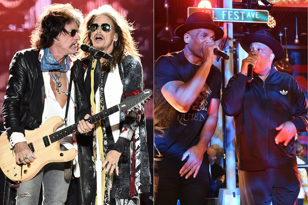 Aerosmith & Run-D.M.C. Performance Wallpaper: Iconic Collaboration