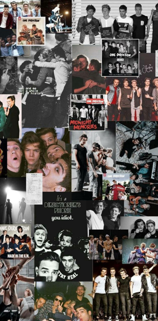 Stylish Compilation of One Direction Aesthetics for Your Phone Background Wallpaper
