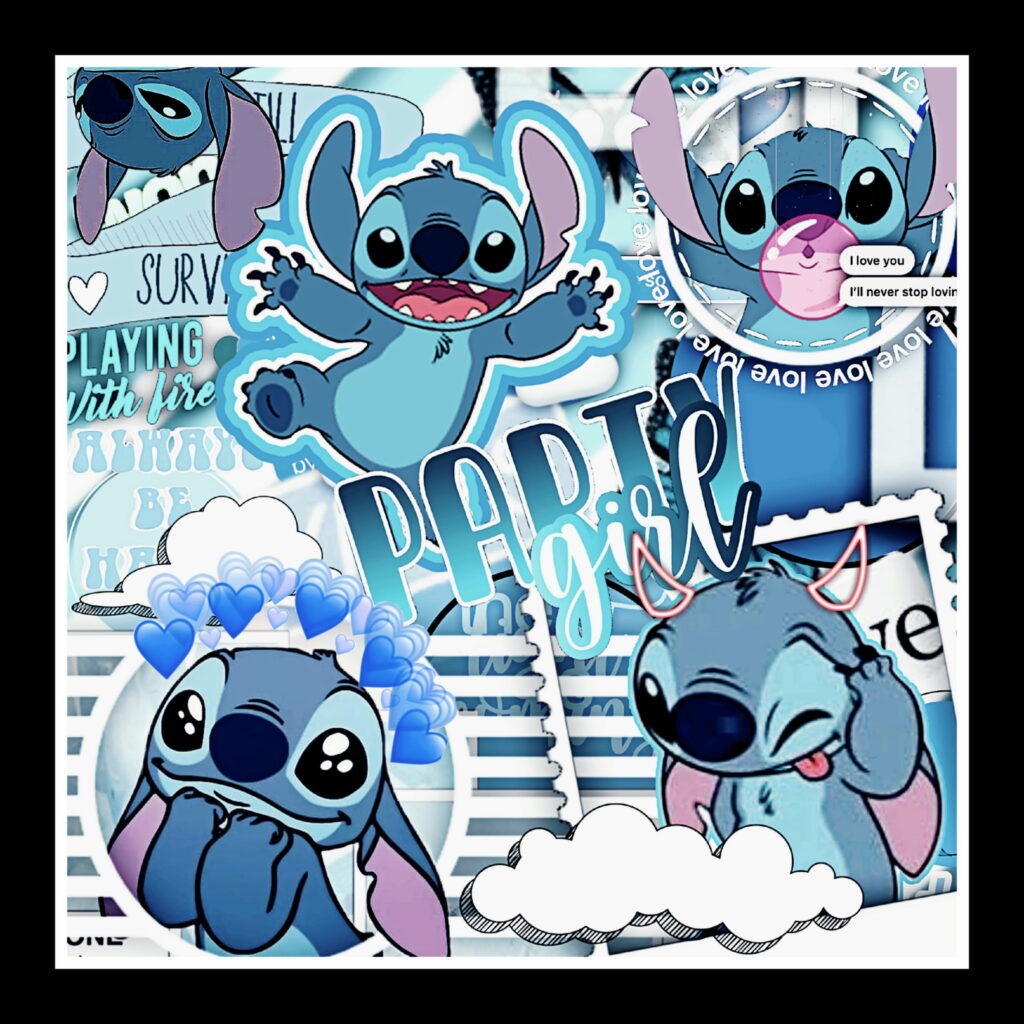Cute Stitch: Whimsical Aesthetic for Your HD Phone Wallpaper!