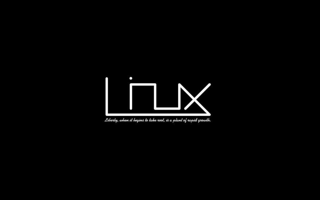 Simplicity in Words: Inspiring Linux Desktop Art with Striking Typography on a Stylish Font Wallpaper