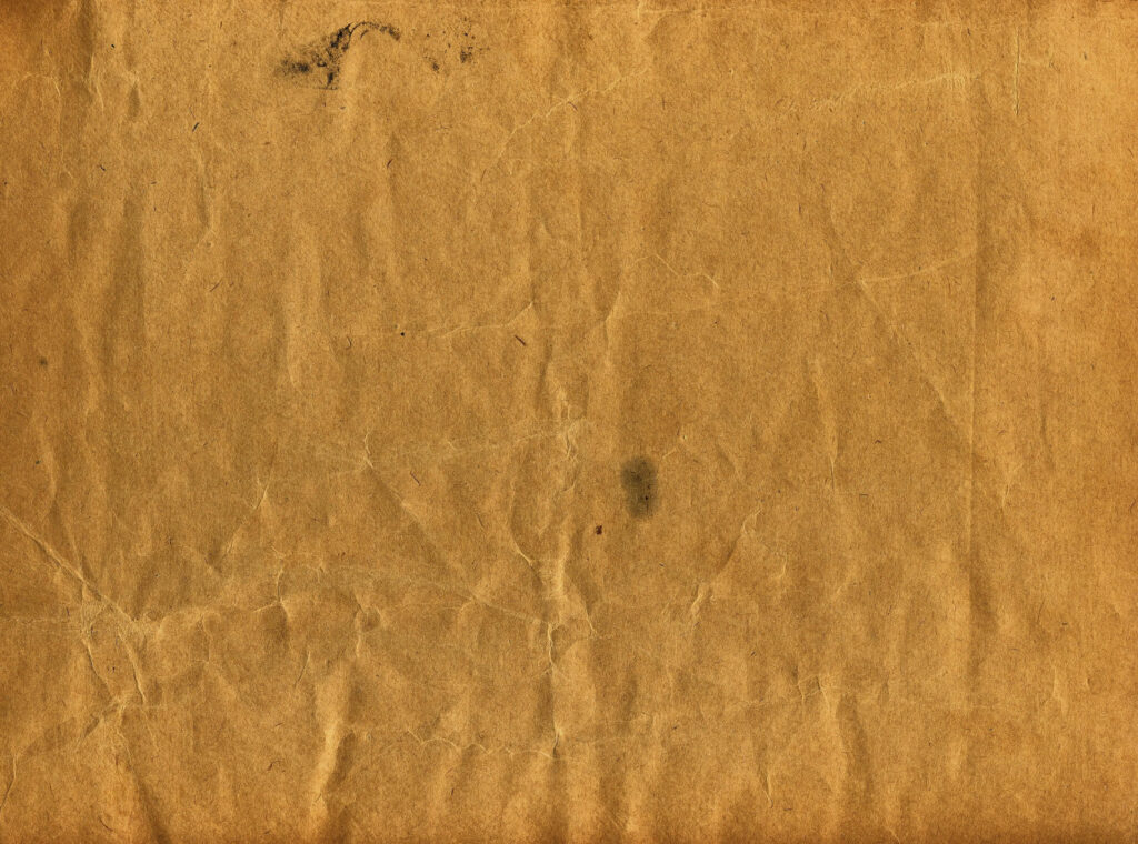 Aged Elegance: The Crumpled Fibrous Texture of Rustic Brown Paper Sets a Vintage Tone for Design Projects Wallpaper
