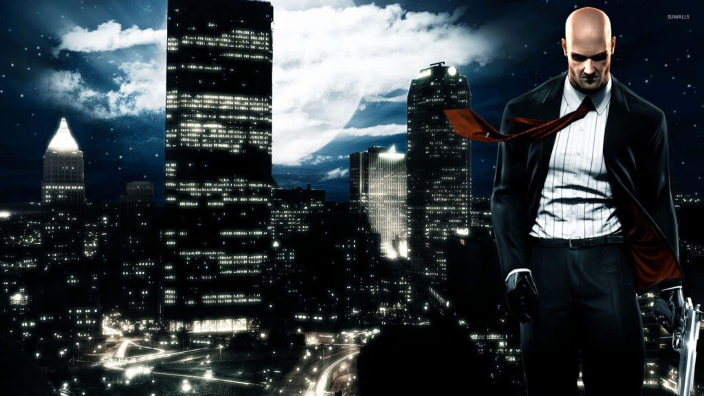 Ultimate Shadow Assassin: Agent 47 Returns with Enhanced Skills and Arsenal in Hitman Absolution Wallpaper