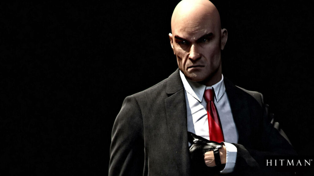 Agent 47: The Silent Assassin enshrouded in darkness and sophistication Wallpaper