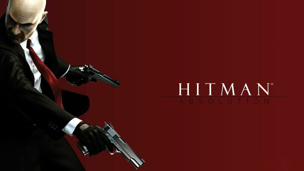 Deadly Shadows: A Sinister Portrayal of Agent 47 Wallpaper