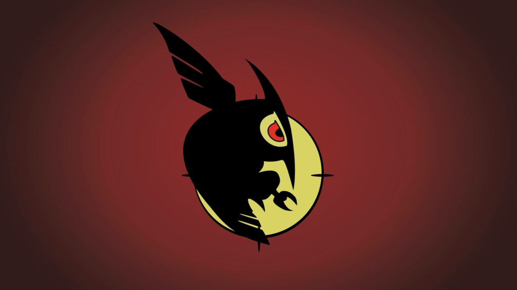 Akame ga Kill logo on deep red background intense adventurous anime wallpaper background