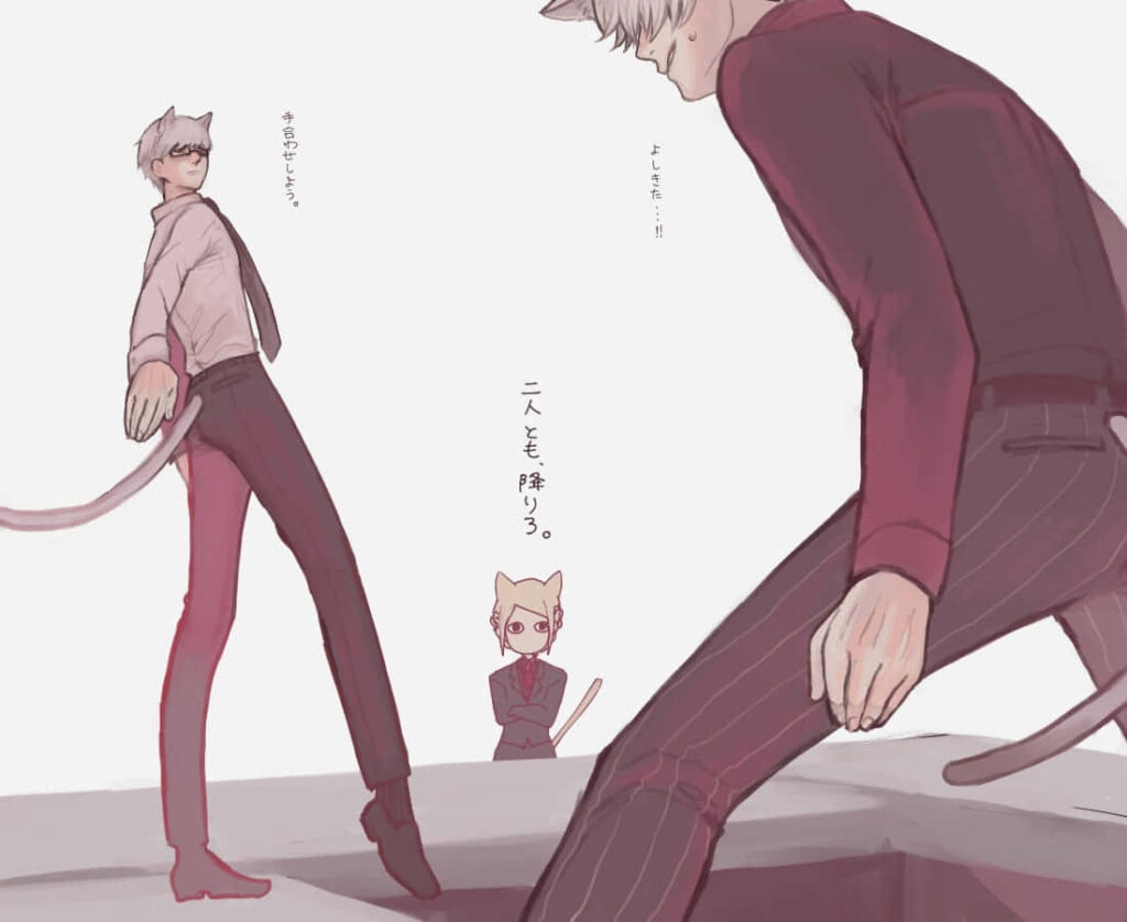 Akira Mado ready for combat with determined expression in dynamic Tokyo Ghoul wallpaper scene