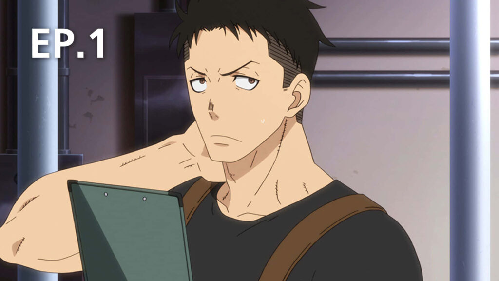 Akitaru Ōbi determined with clipboard focused leadership calm presence anime wallpaper background