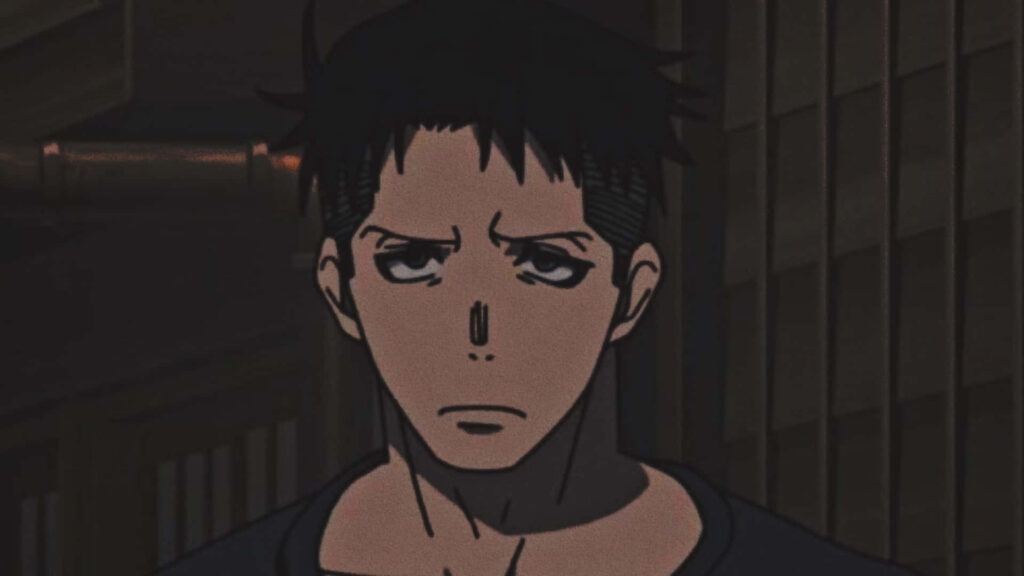 Anime portrait of serious Akitaru Ōbi from Fire Force detailed wallpaper background