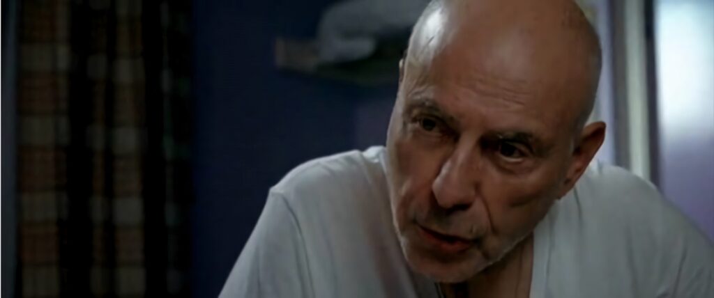 Alan Arkin intense thoughtful performance scene from Little Miss Sunshine movie wallpaper background
