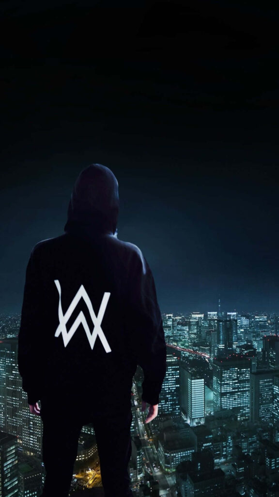 Electrifying Vibes: Alan Walker Sets the Stage Ablaze with Mesmerizing Lights and Dazzling Visuals Wallpaper