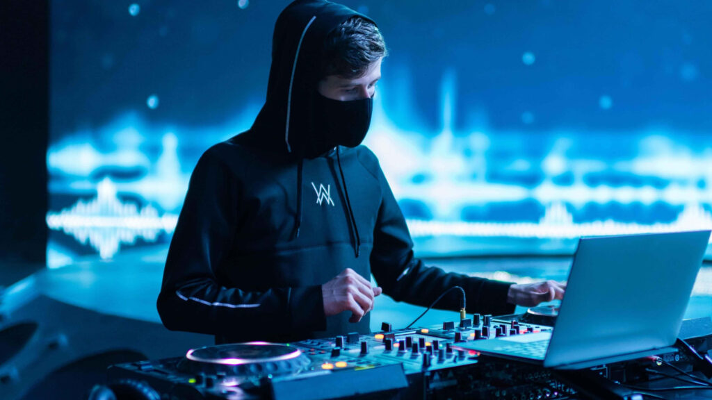 Alan Walker Live: Electrifying Light Show Wallpaper Background