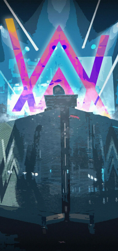 Electronic Enchantments: Alan Walker Harnessing Musical Magic Wallpaper