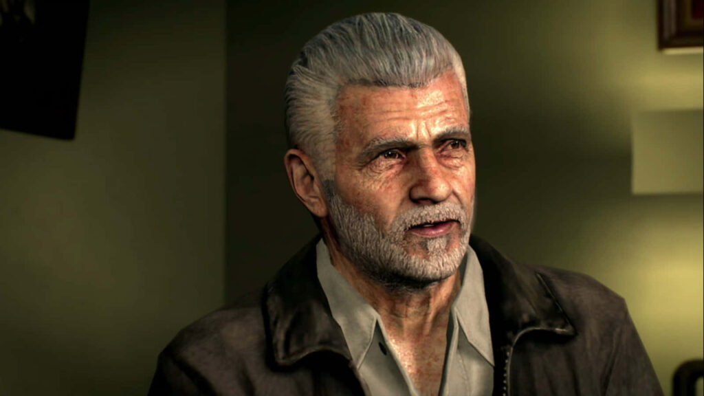 Alex Mason detailed realistic portrait intense expression weathered features Call of Duty wallpaper