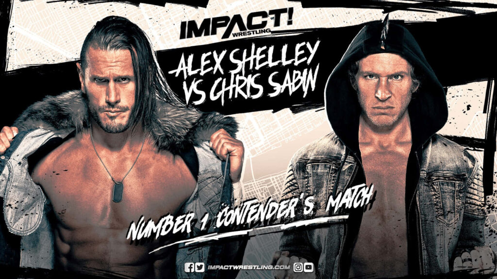 Alex Shelley vs Chris Sabin Impact Wrestling intense rivalry number one contender wallpaper background