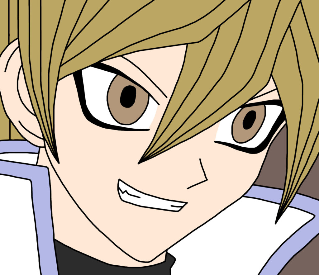 Alexis Rhodes Yu-Gi-Oh confident duelist vibrant wallpaper showcasing determination and power