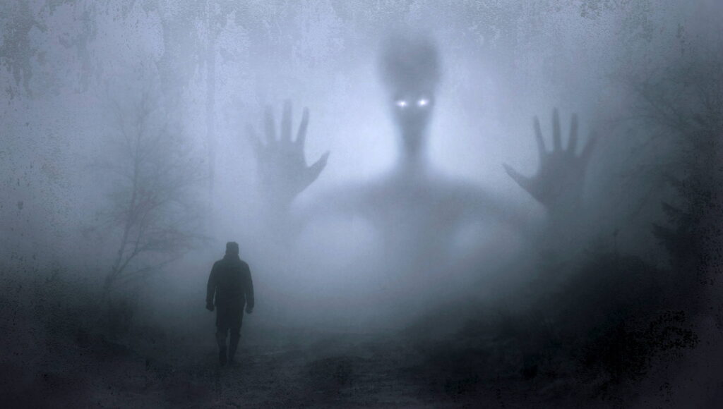 Alien Spirit of a Fantasy Nightmare Wallpaper