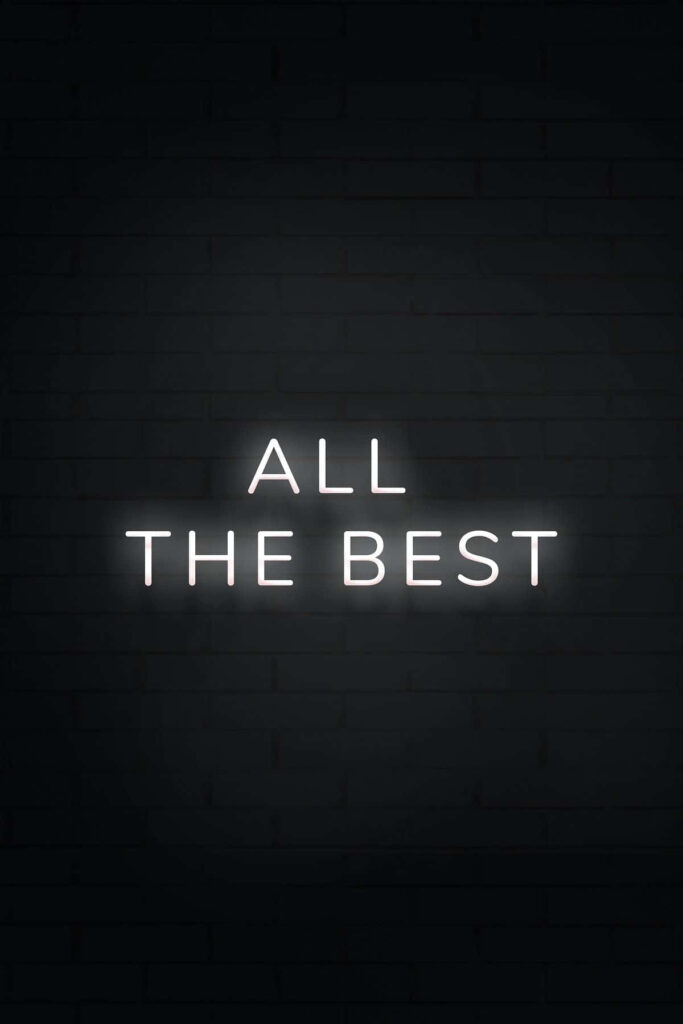 All The Best Neon Light Wallpaper - Motivational Dark Background