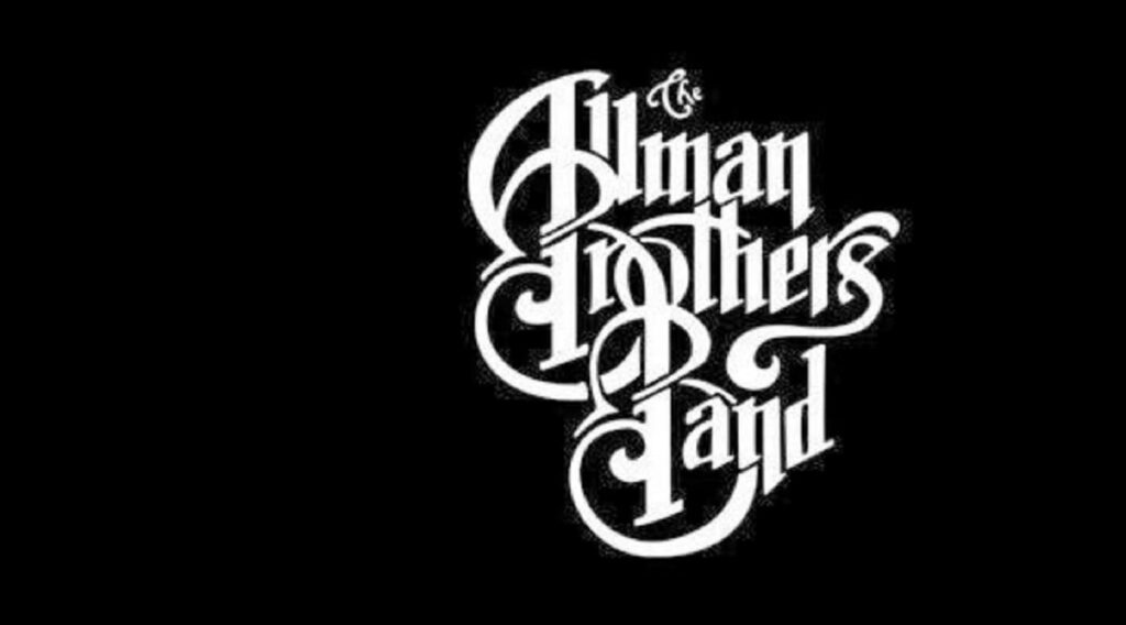 Allman Brothers Band logo white bold lettering black background Good Clean Fun album wallpaper