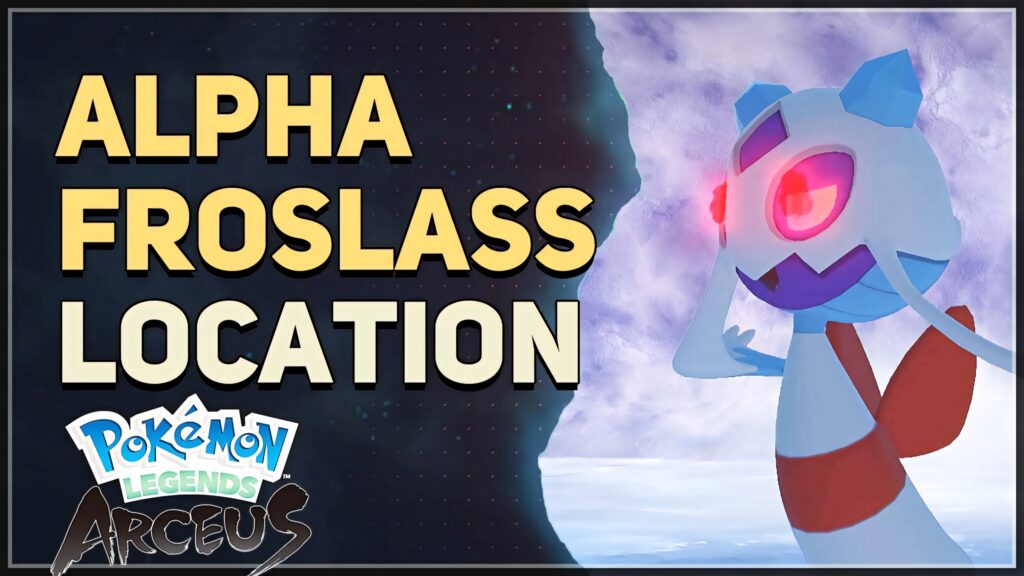 Alpha Froslass Pokémon Legends Arceus wallpaper icy background snowy landscape scene
