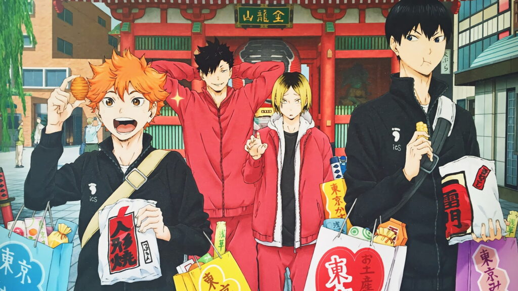 Haikyuu Characters Unite: And They're All Here in an HD Wallpaper Background Photo