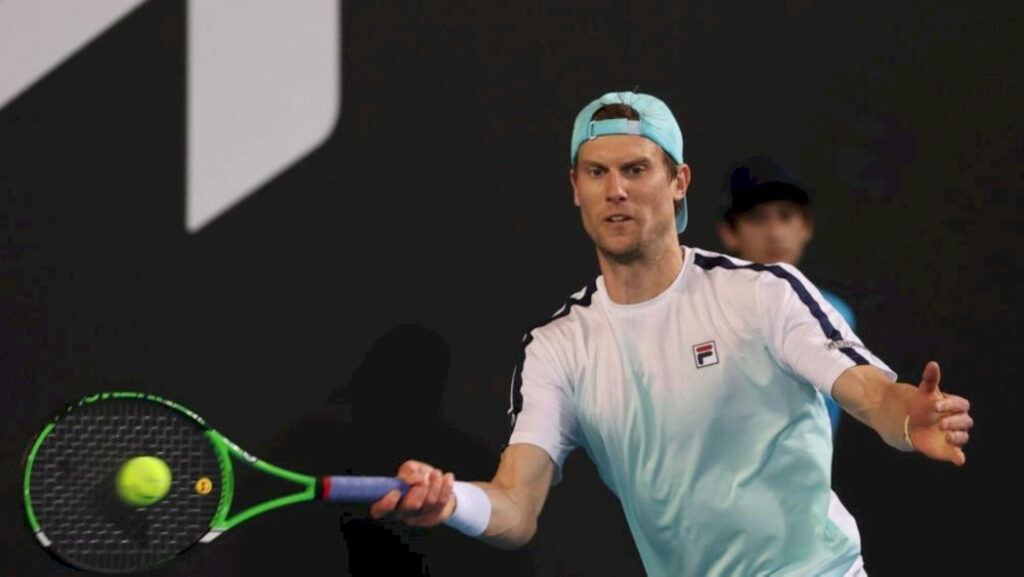 Andreas Seppi focused tennis player preparing to receive ball during intense match on court wallpaper