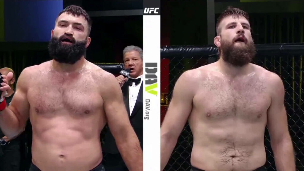 Andrei Arlovski UFC fighter intense presence in octagon Belarusian American MMA wallpaper background