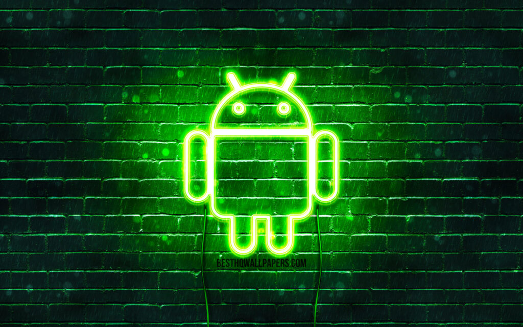 Techno-Fusion: Adorning Your Desktop with Android Green Innovation Wallpaper