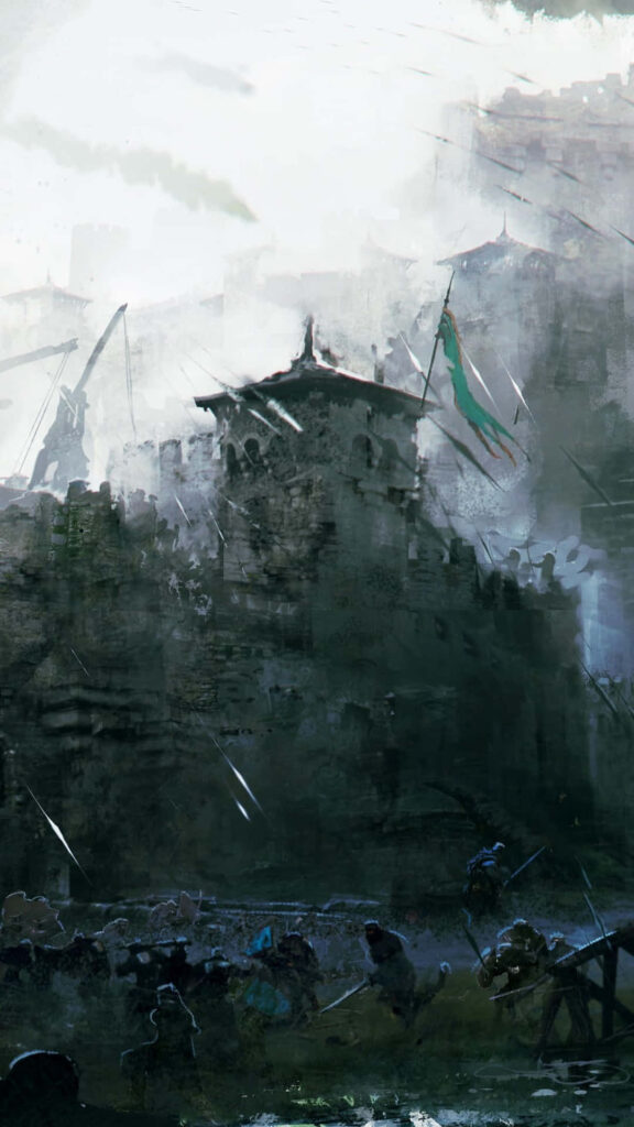 Medieval fortress siege concept art wallpaper from For Honor