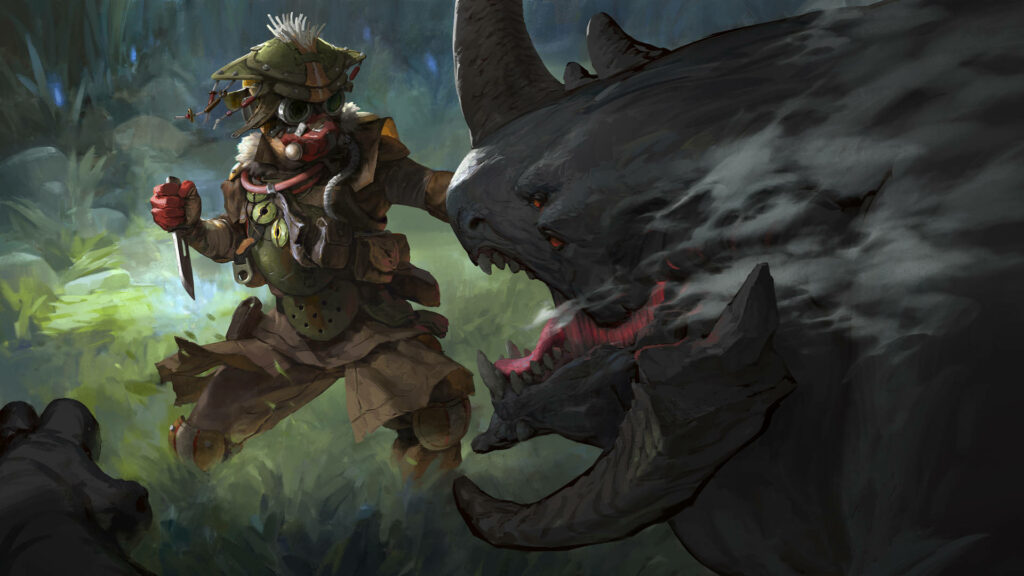Octane's Wild Companion: Apex Legends Wallpaper Featuring an Animal Friend