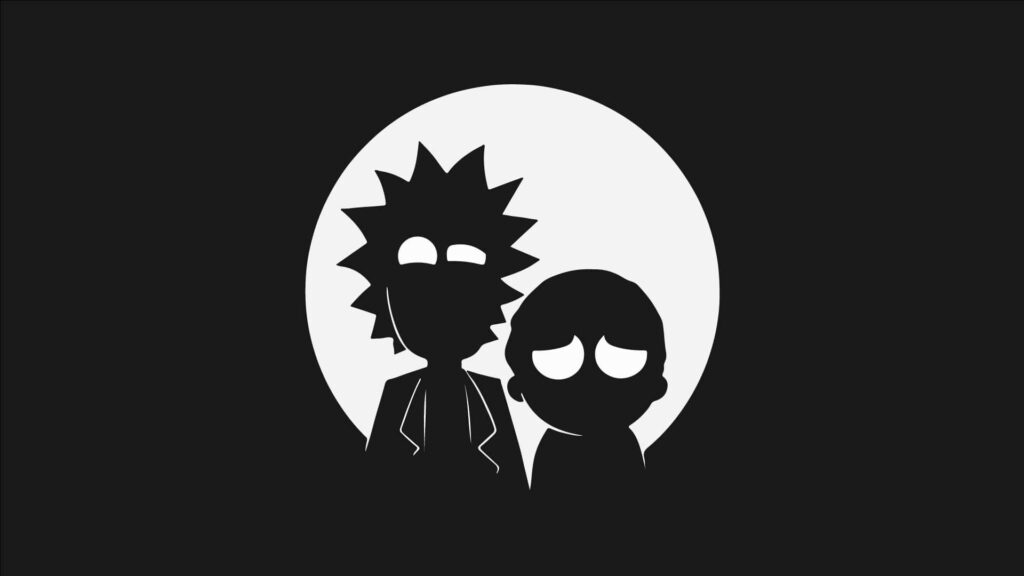 Interdimensional Adventures: Rick and Morty Laptop Background in High Resolution 1920 X 1080 Wallpaper